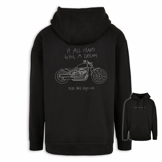 It All Starts With A Dream - Oversize Hoodie