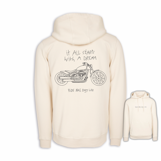 It All Starts With A Dream - Sand Regular Hoodie