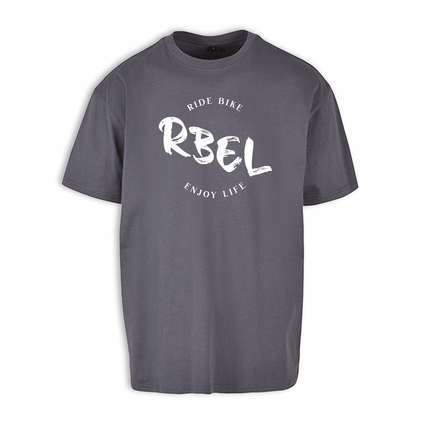 RBEL Logo - Dunkelgrau Oversize Shirt