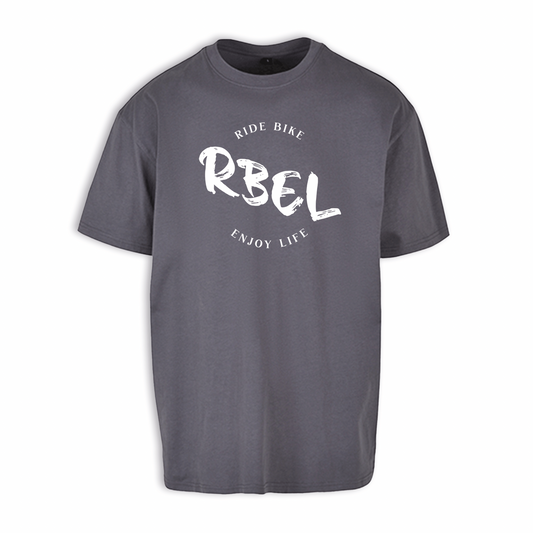 RBEL Logo - Dunkelgrau Oversize Shirt