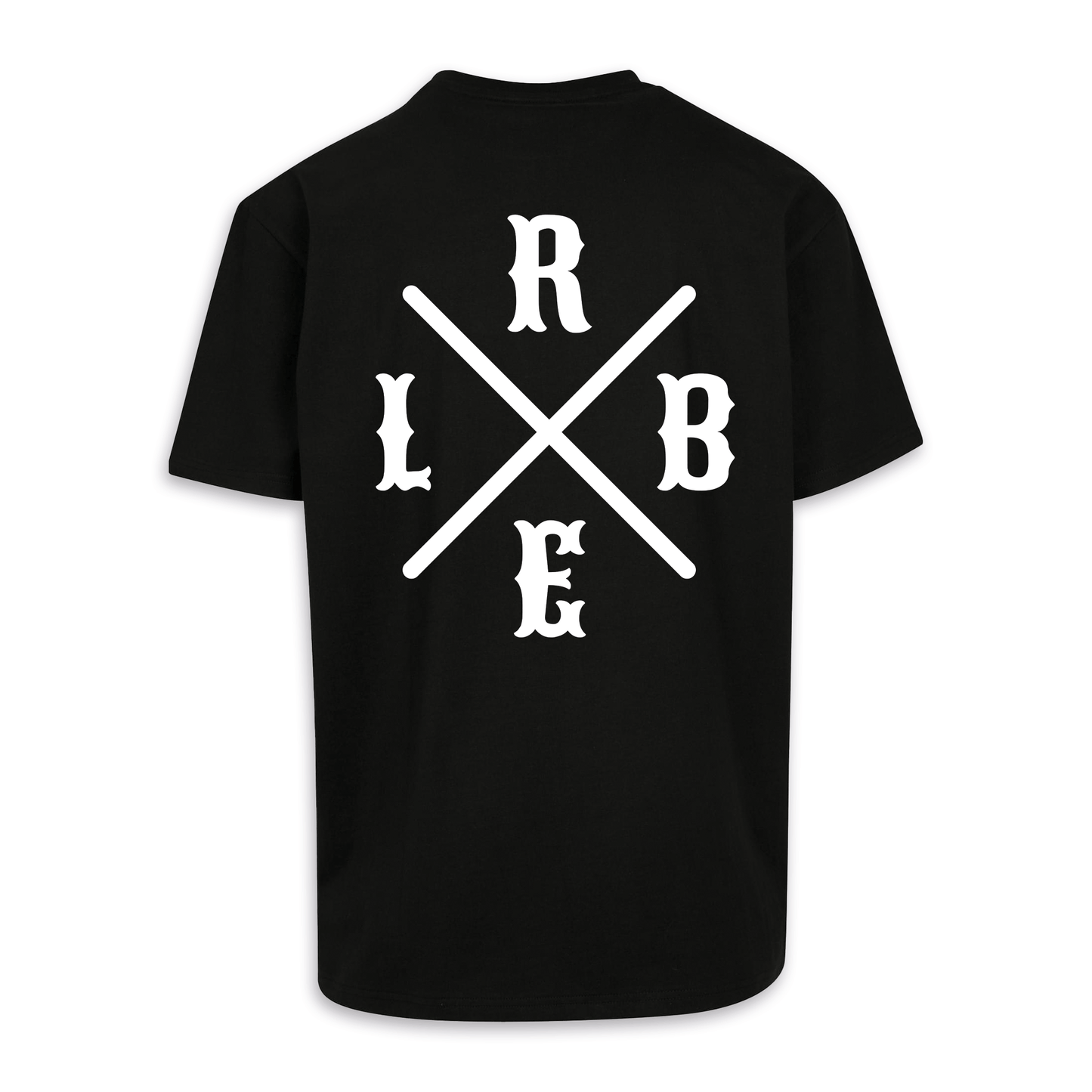 RBEL Kreuz - Schwarz Oversize Shirt
