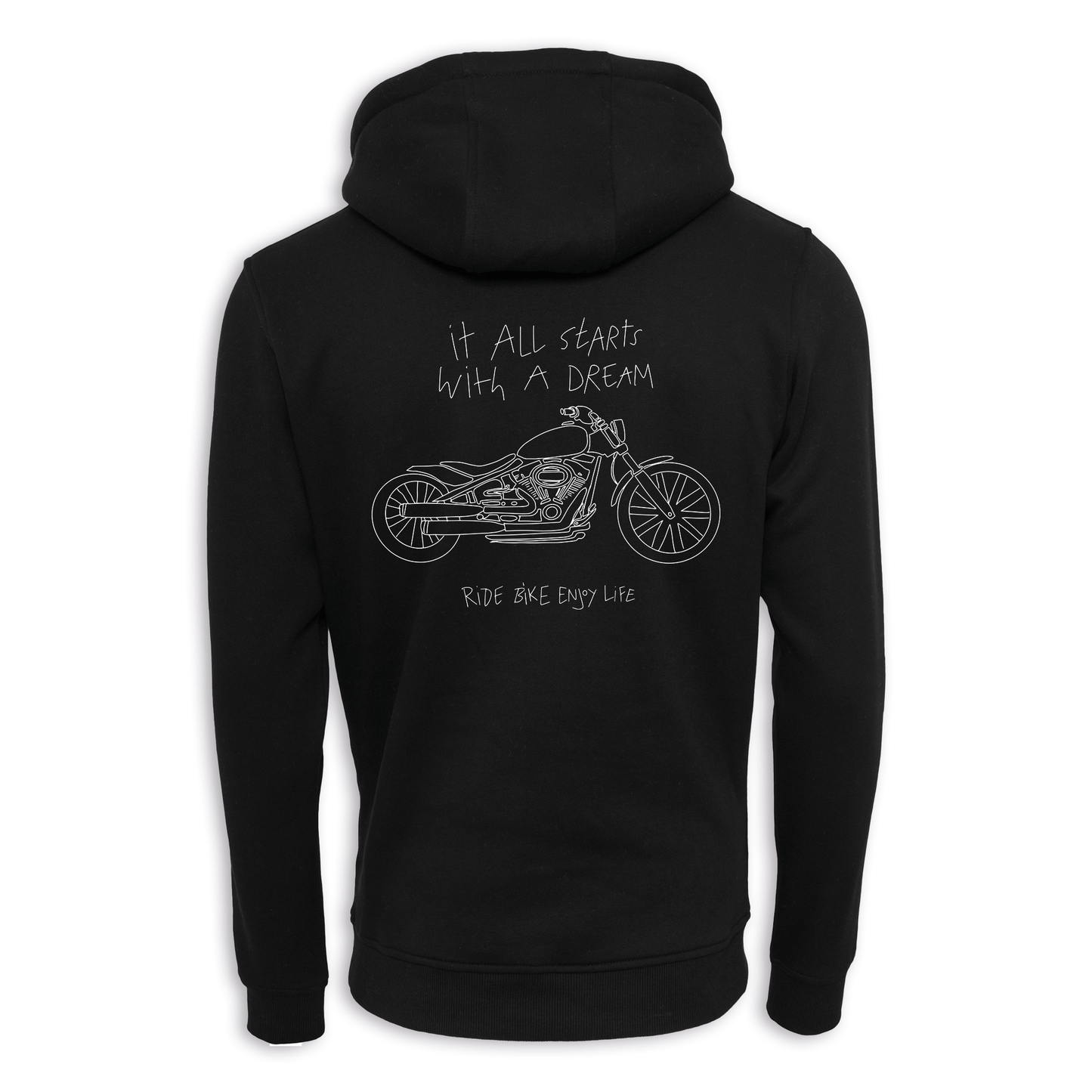 It All Starts With A Dream - Schwarz Regular Hoodie