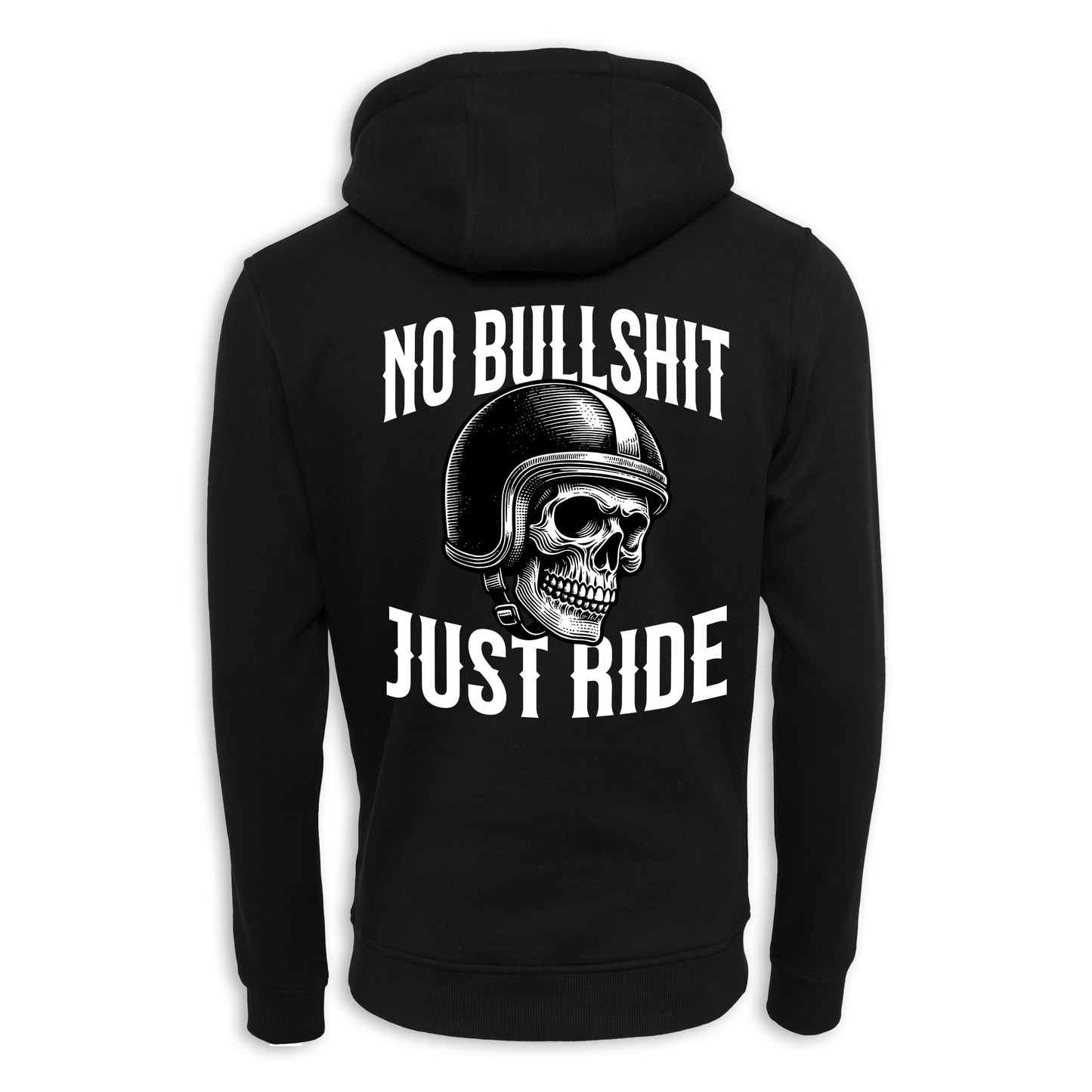 No Bullshit - Schwarz Regular Hoodie