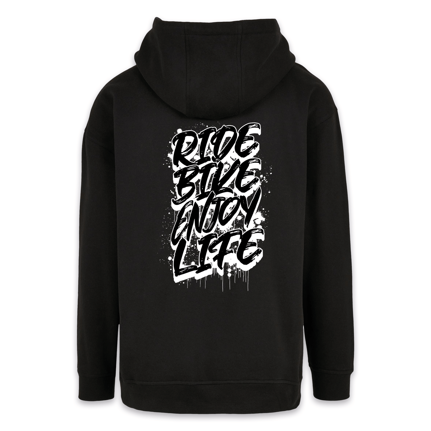 Ride Bike Enjoy Life Graffiti - Oversize Hoodie