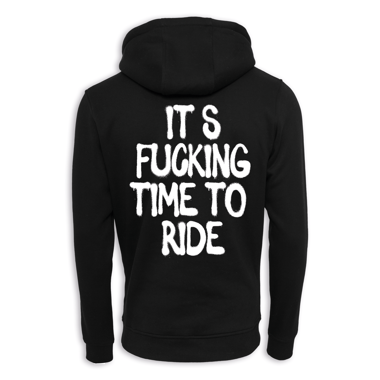 It‘s Fucking Time To Ride - Schwarz Regular Hoodie