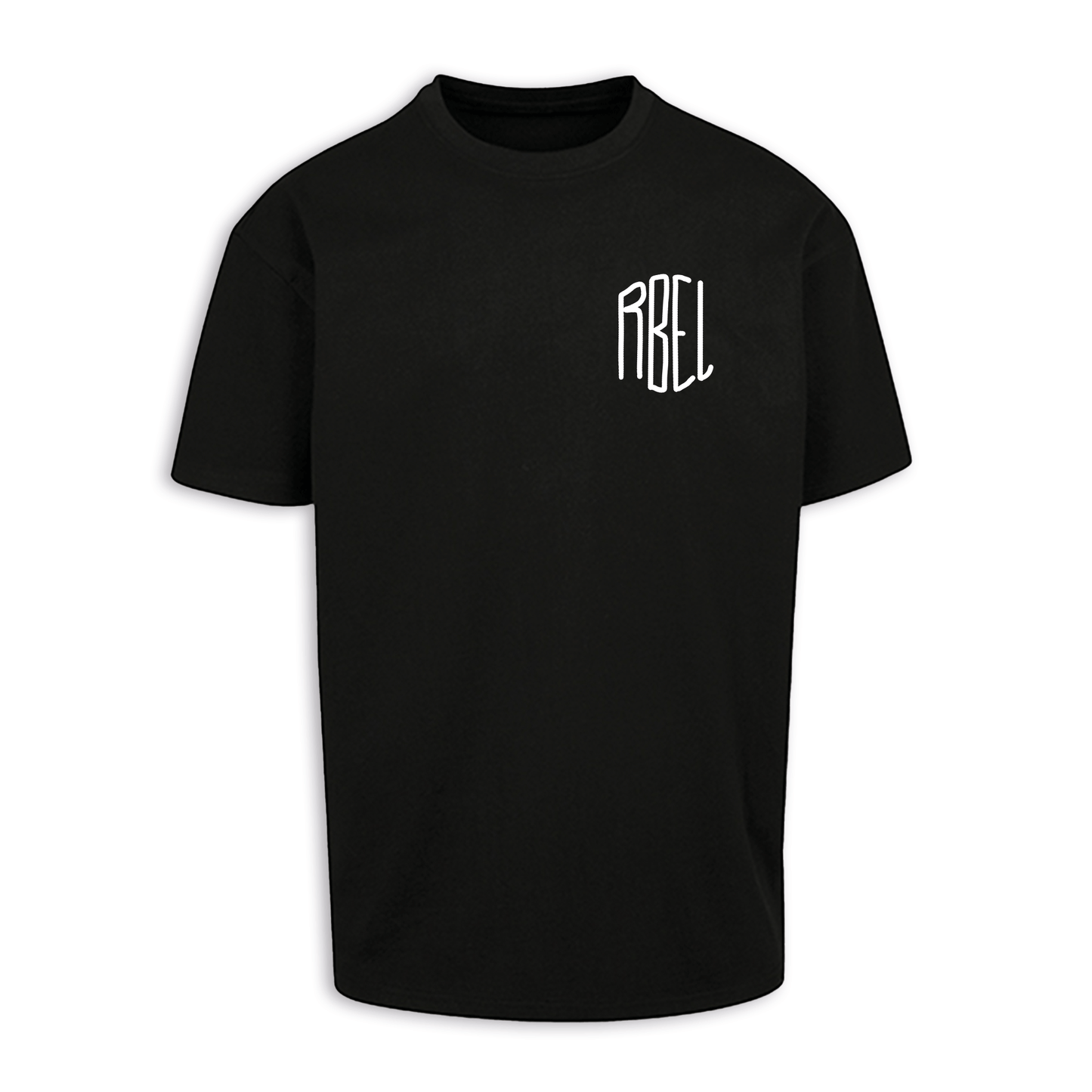 Mittelfinger - Schwarz Oversize Shirt