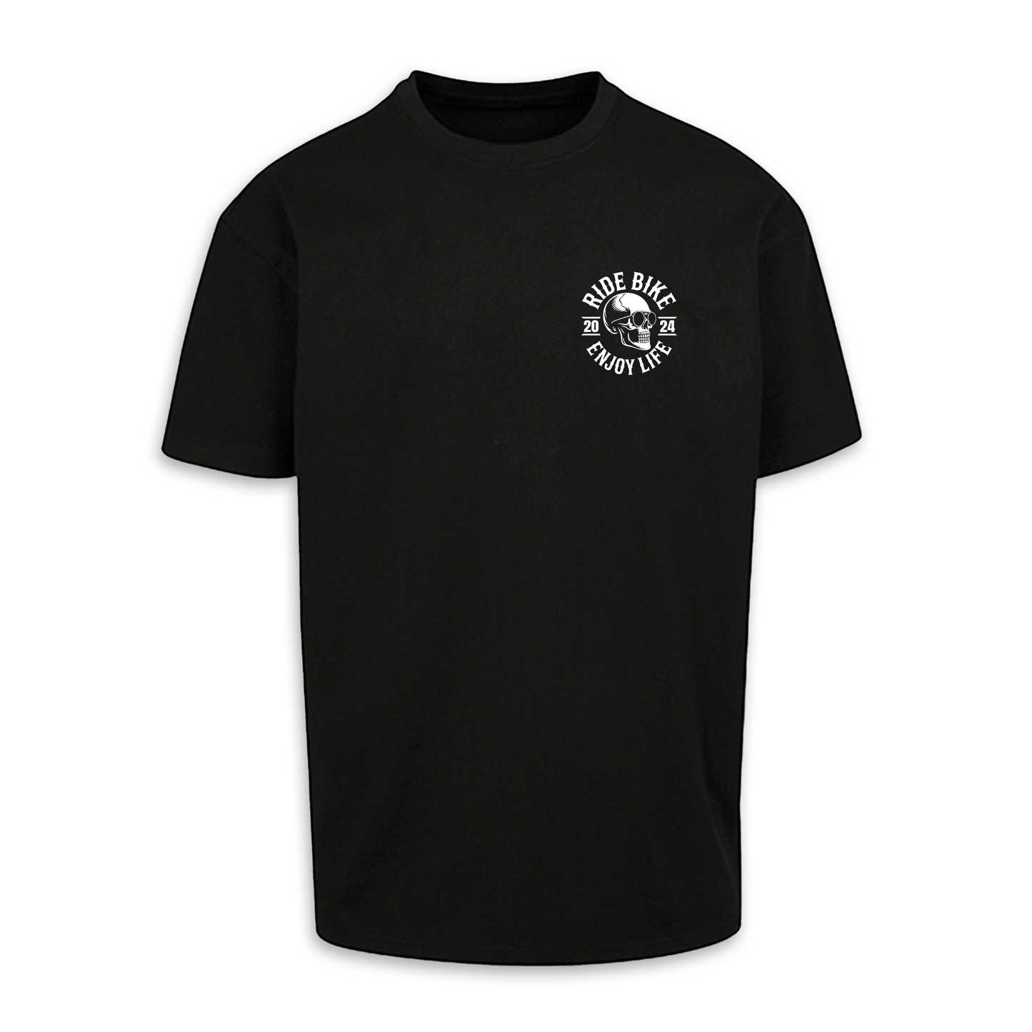 It‘s Fucking Time To Ride - Schwarz Oversize Shirt
