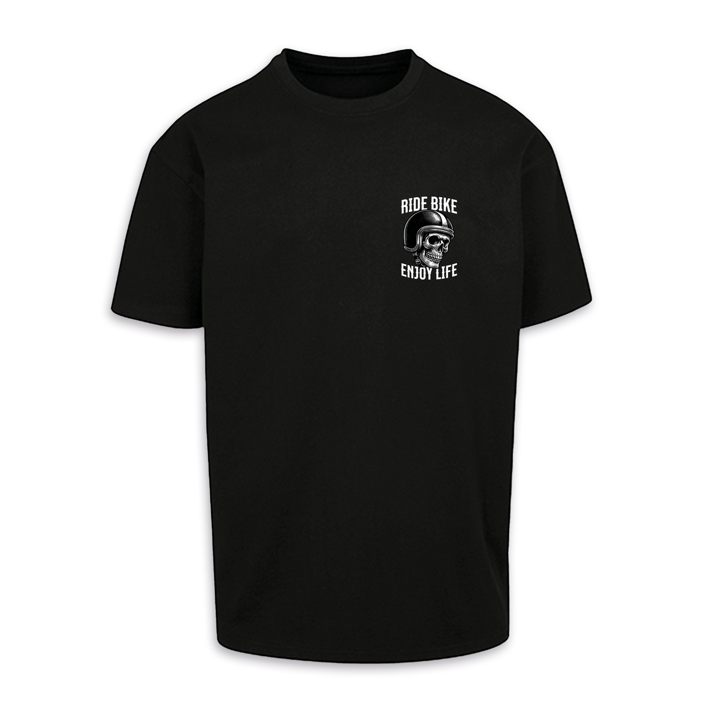 No Bullshit - Schwarz Oversize Shirt