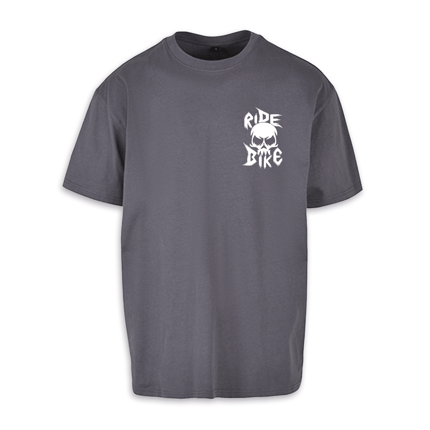 Don´t fucking die - Dunkelgrau/weiß Oversize Shirt