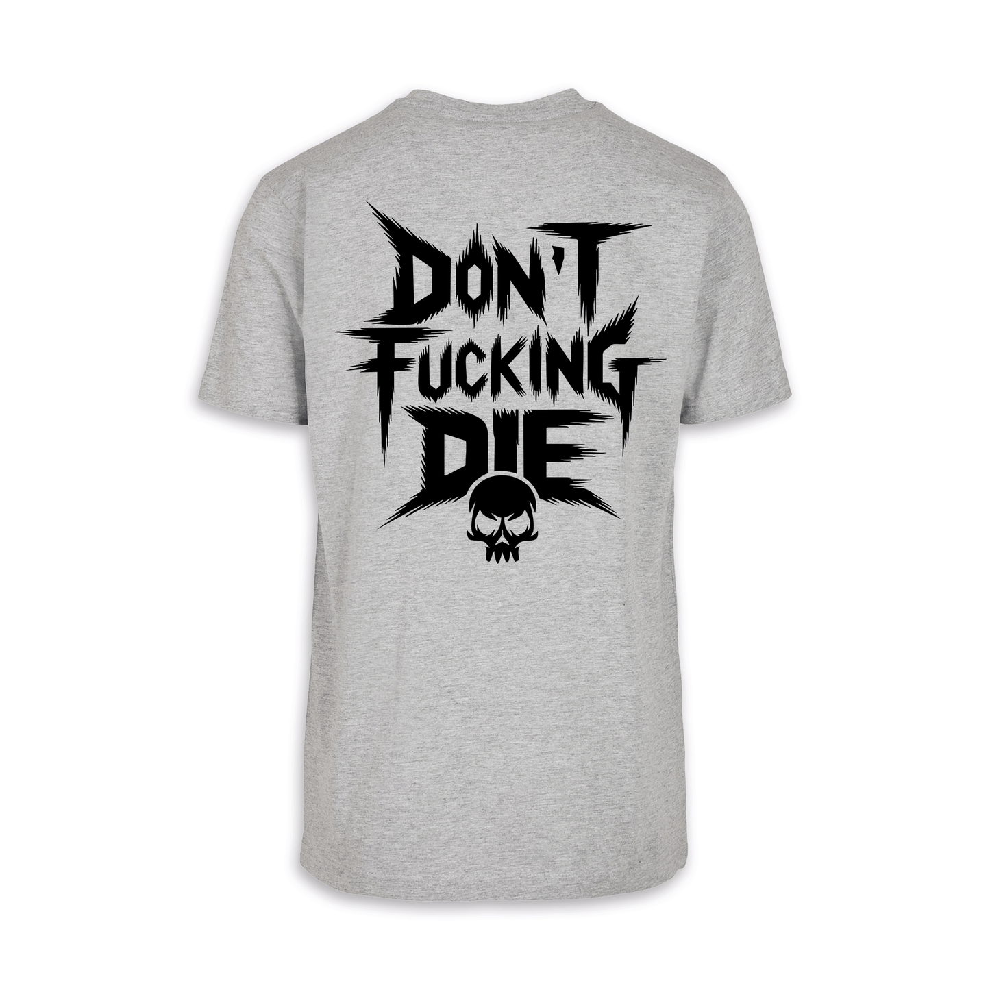 Don´t fucking die - Grau/Schwarz Männer Shirt