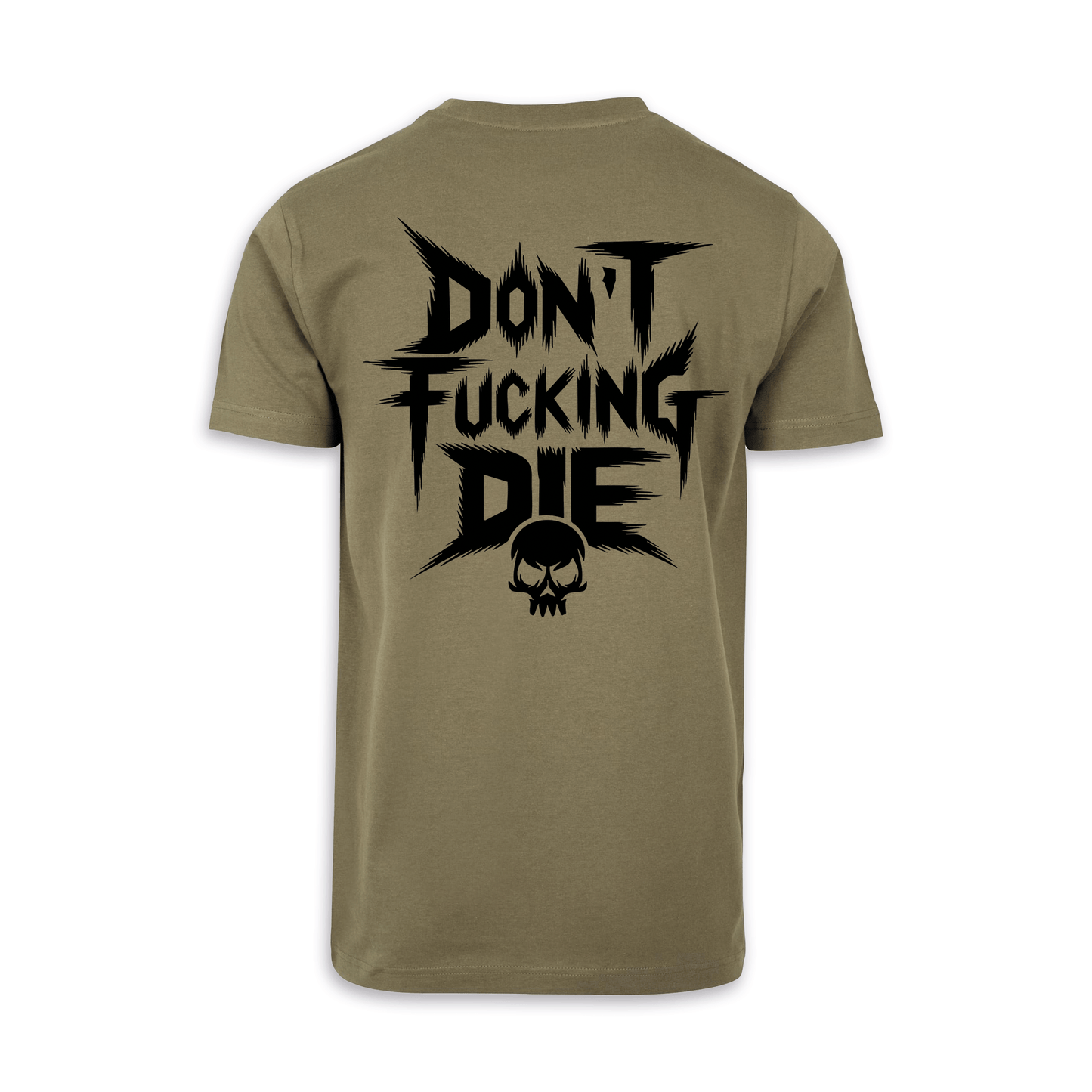 Don´t fucking die - Olive/Schwarz Männer Shirt