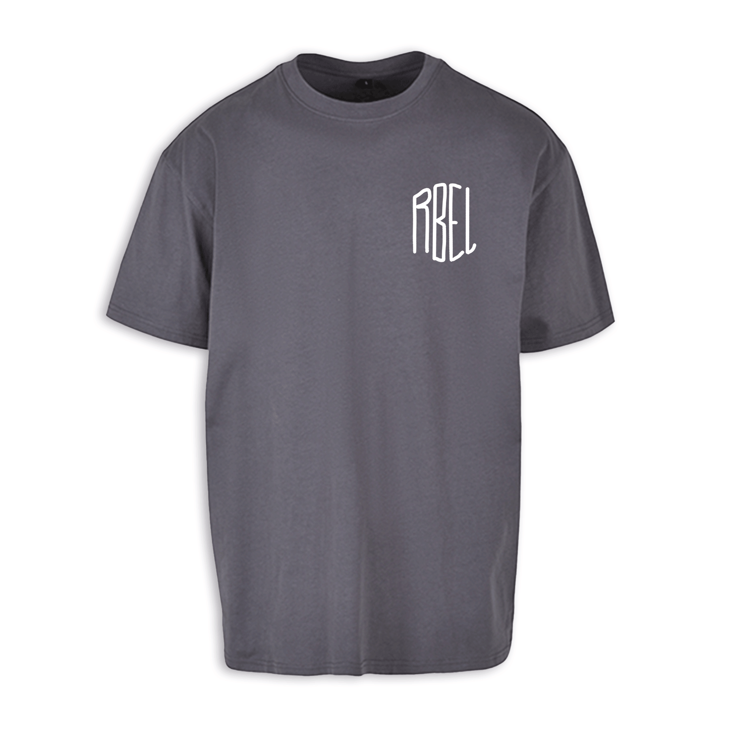 Mittelfinger - Dunkelgrau Oversize Shirt