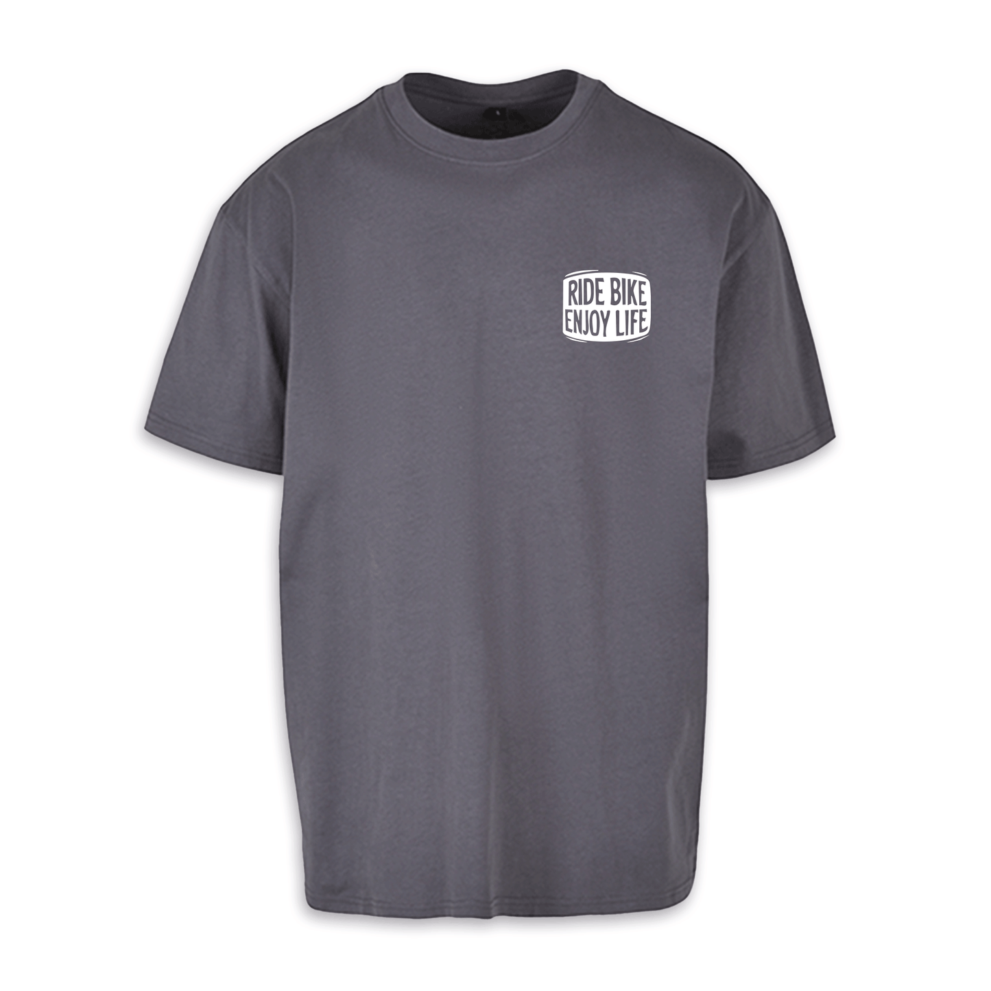 Mittelfinger - Dunkelgrau Oversize Shirt