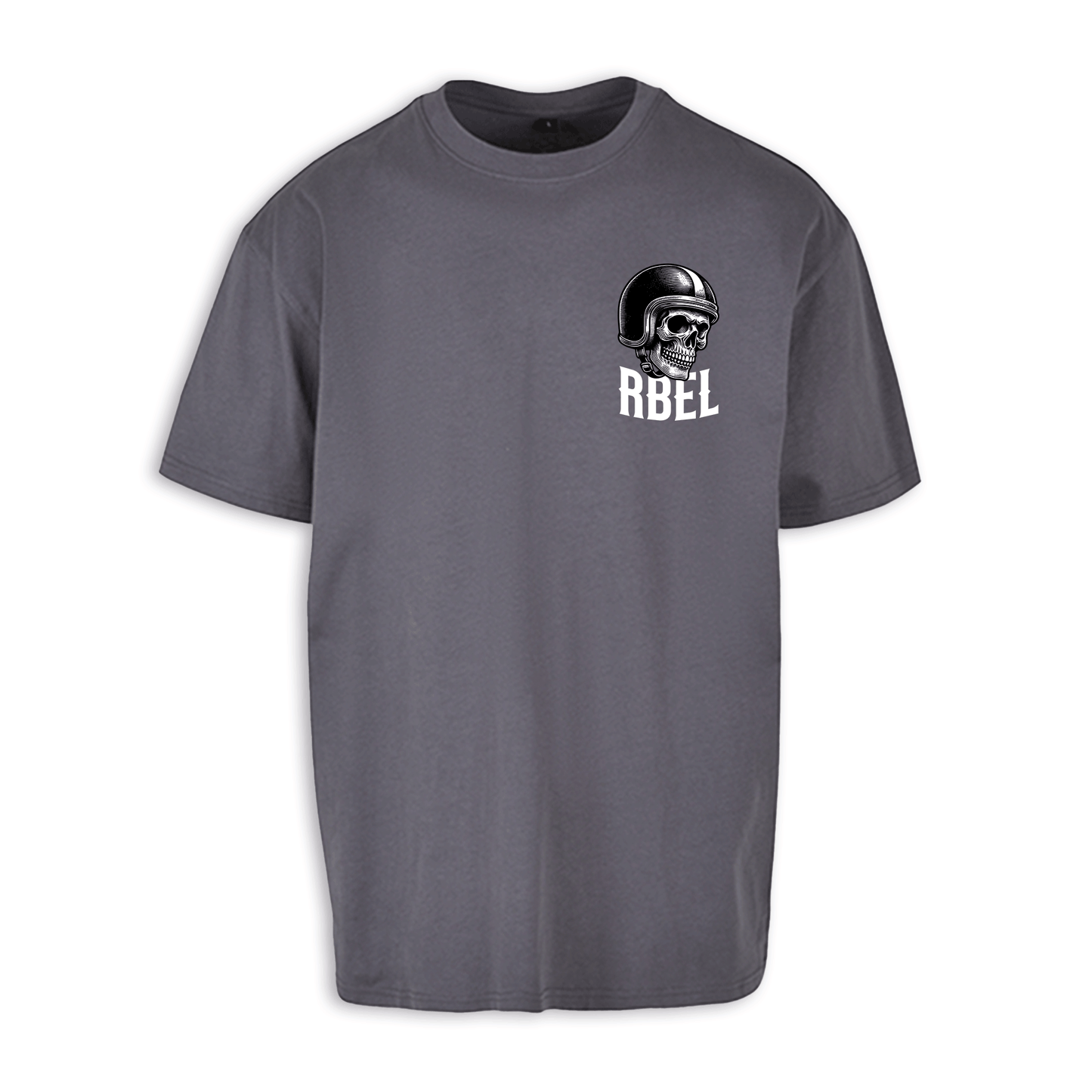 No Bullshit - Dunkelgrau Oversize Shirt