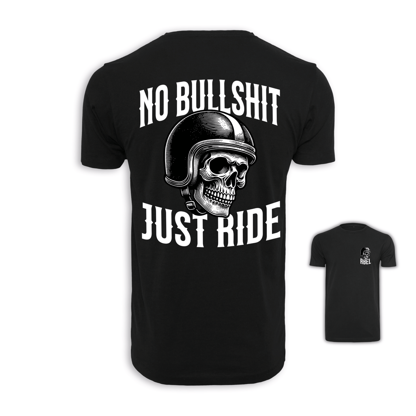 No Bullshit - Schwarz Männer Shirt