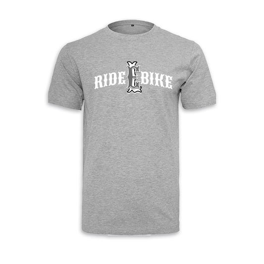 RIDE BIKE EL - Grau/Weiß Männer Shirt