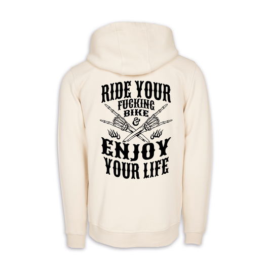 Enjoy Your Life - Sand Regular Hoodie