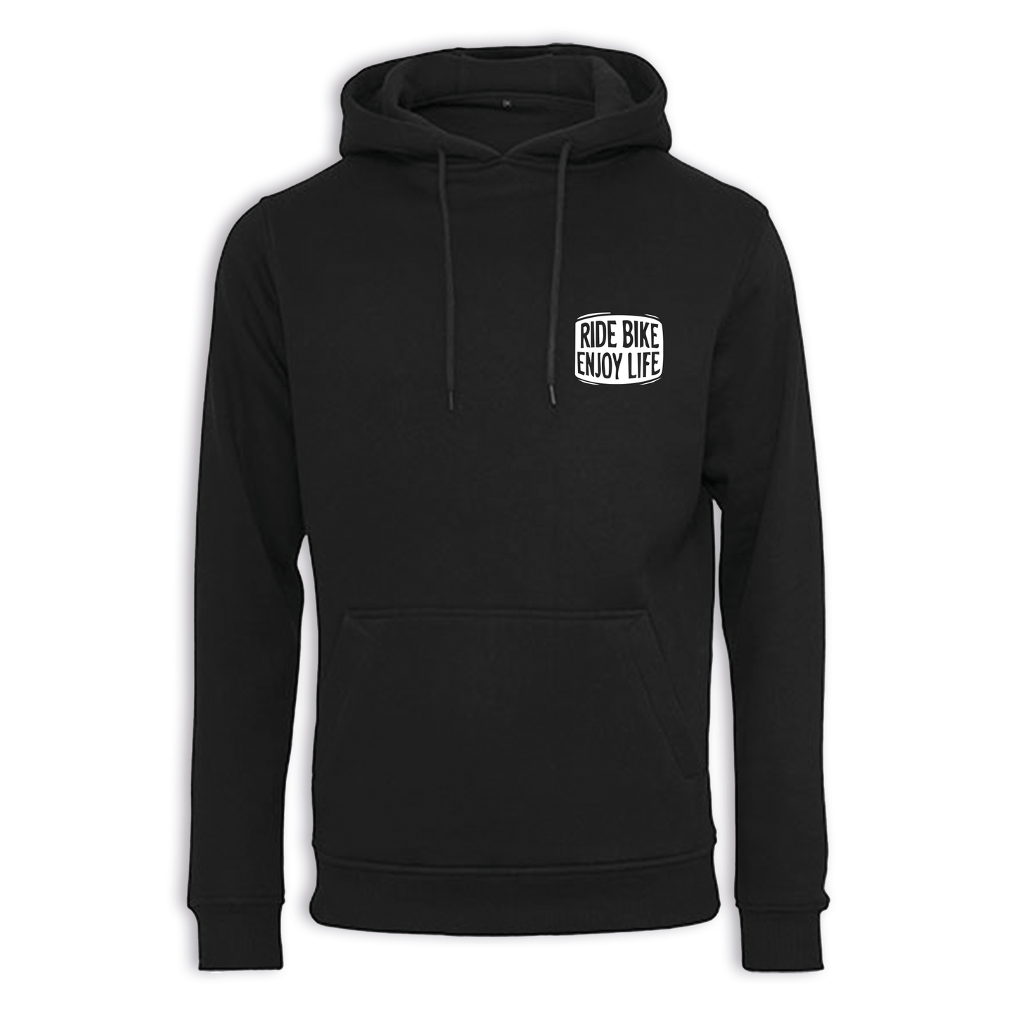 Mittelfinger - Schwarz Regular Hoodie