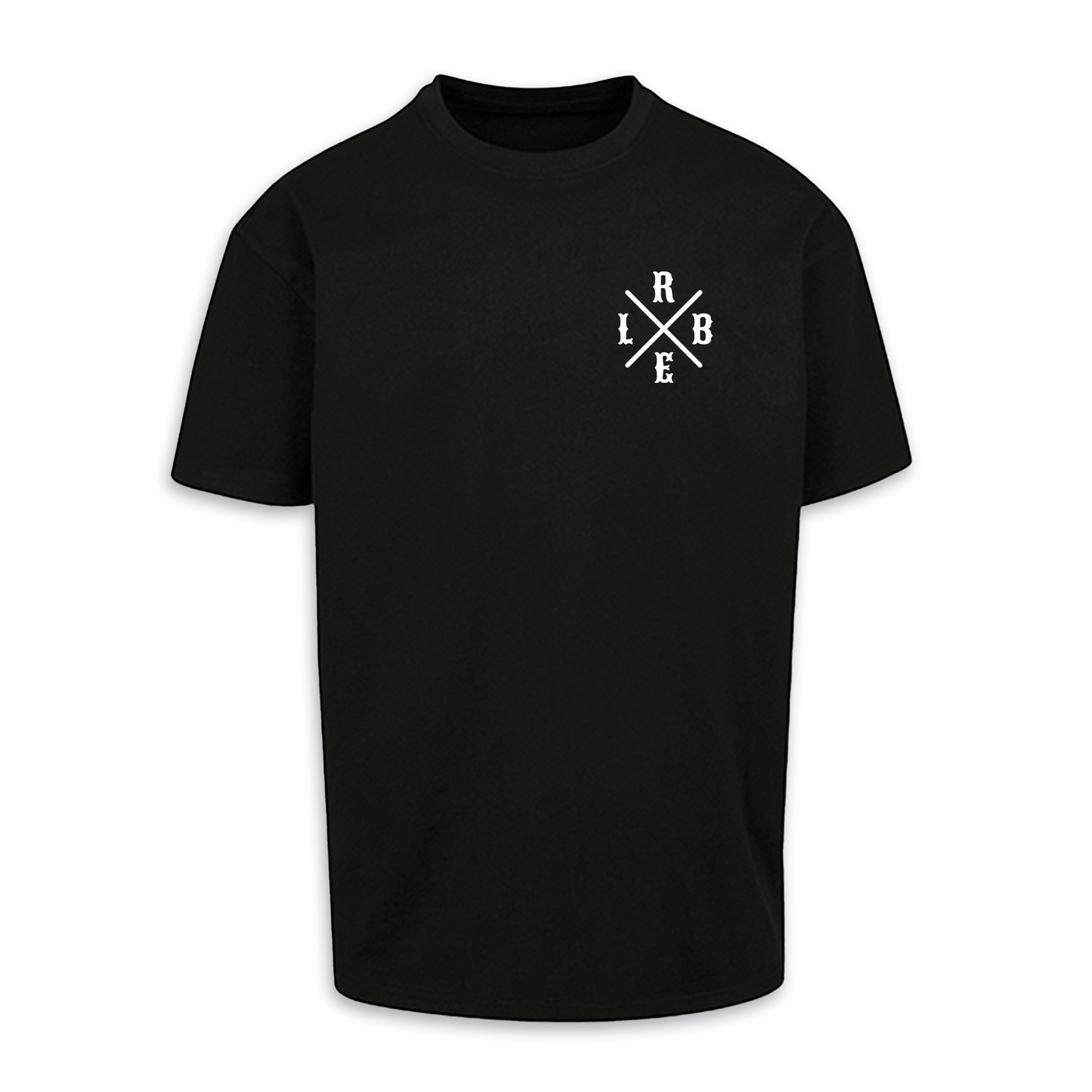 RBEL Kreuz - Schwarz Oversize Shirt