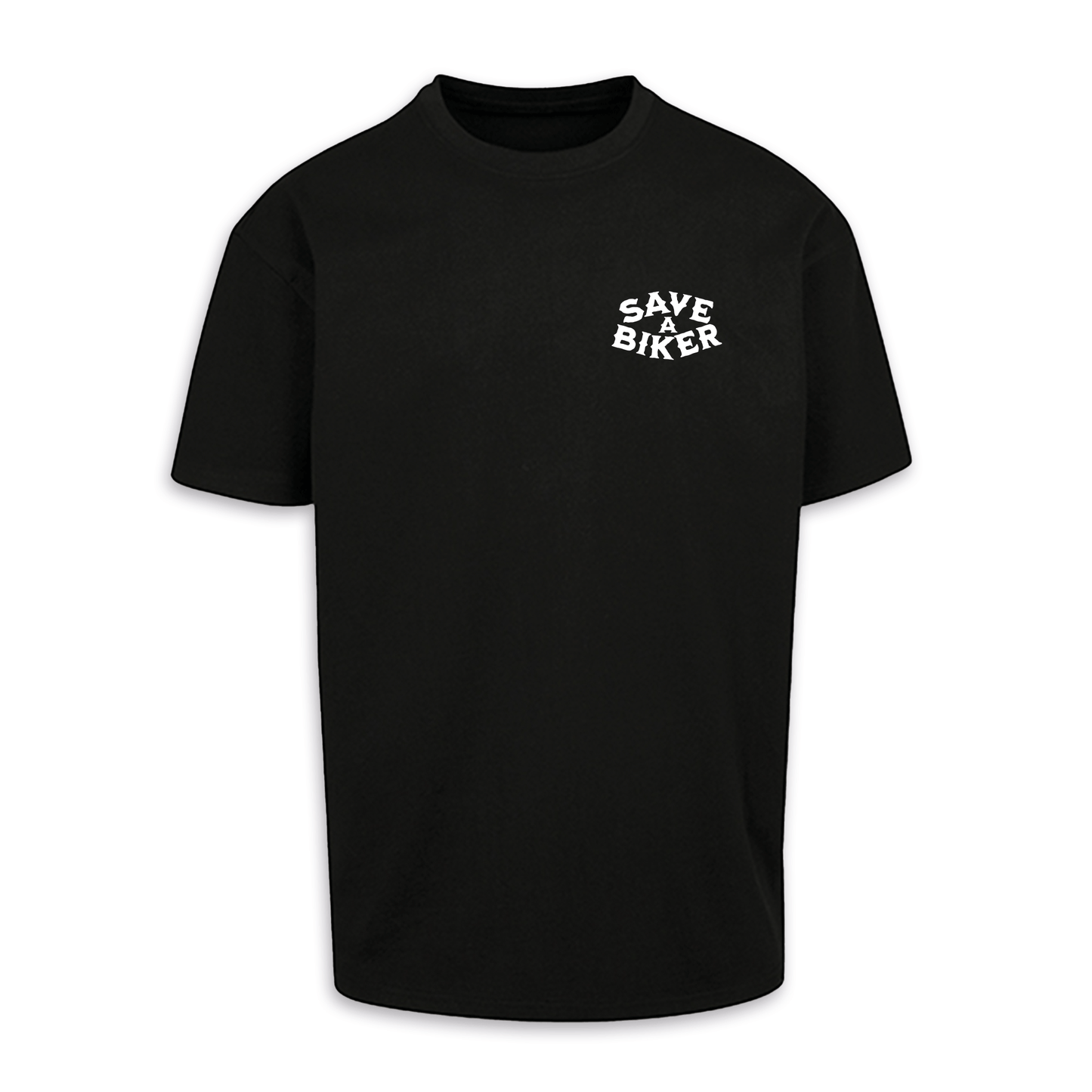Save A Biker - Schwarz Oversize Shirt 2C