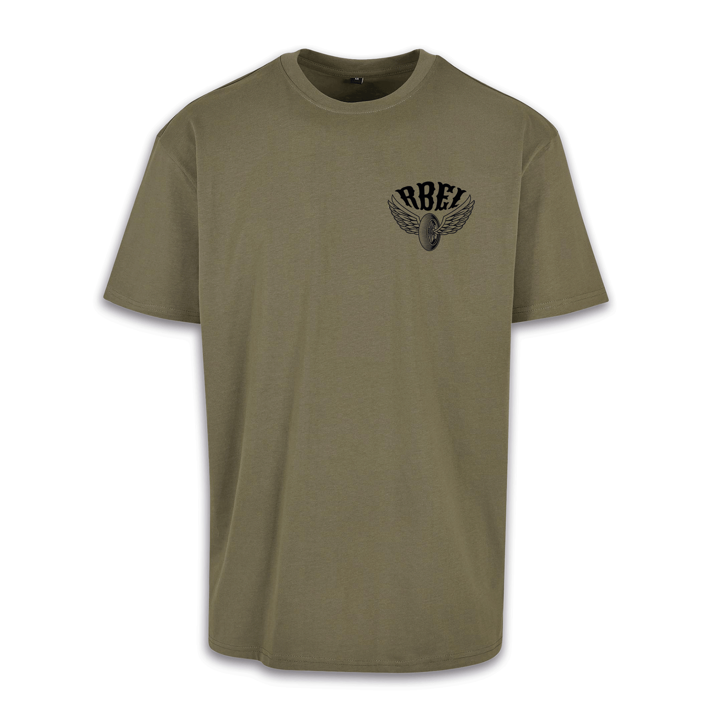 Wild & Free - Olive/Schwarz Oversize Shirt