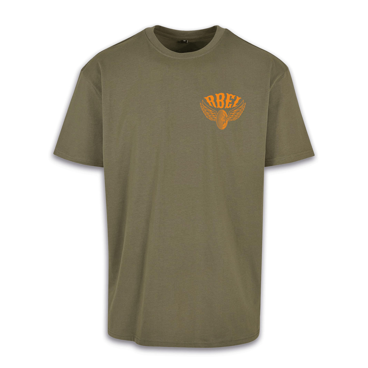 Wild & Free - Olive/Orange Oversize Shirt
