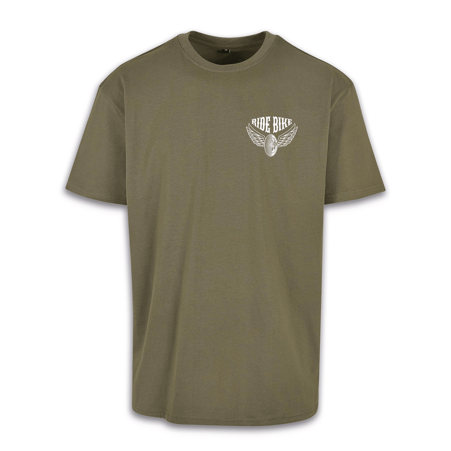 Wild & Free - Olive/Weiß Oversize Shirt