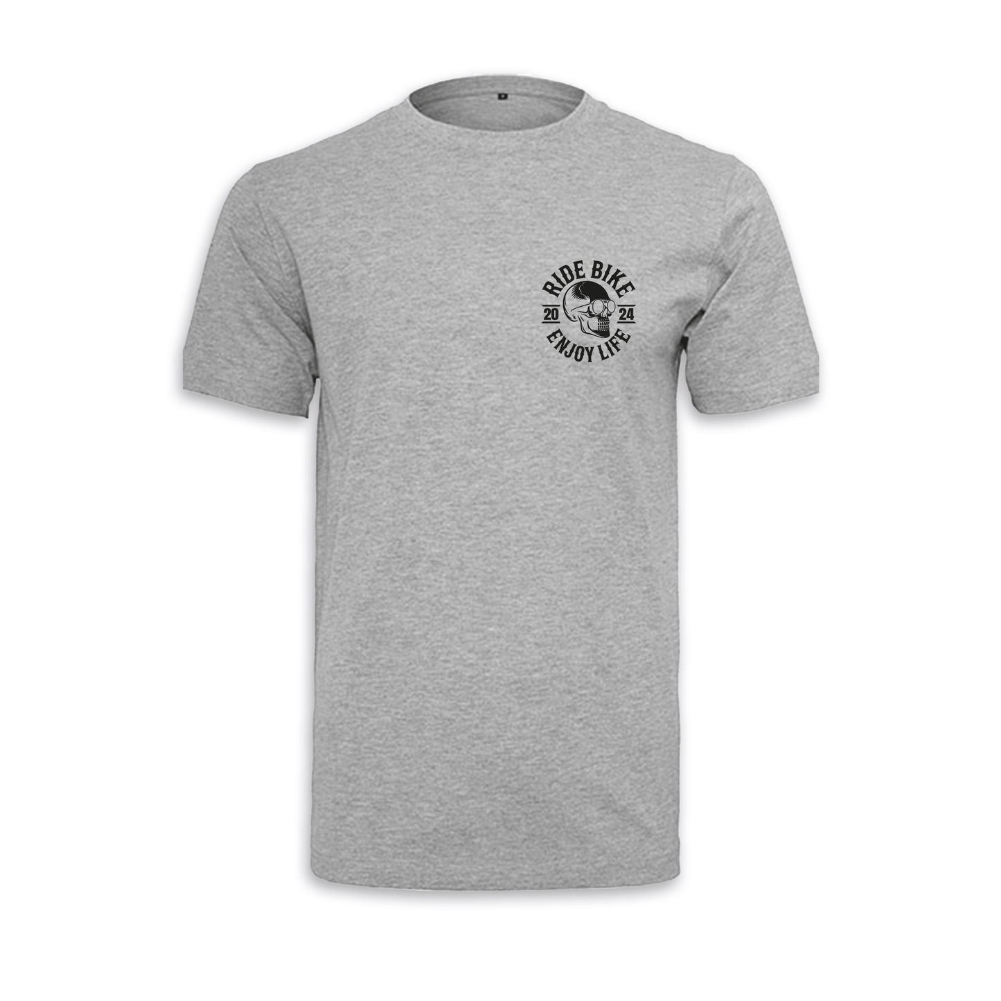 It‘s Fucking Time To Ride - Grau Männer Shirt