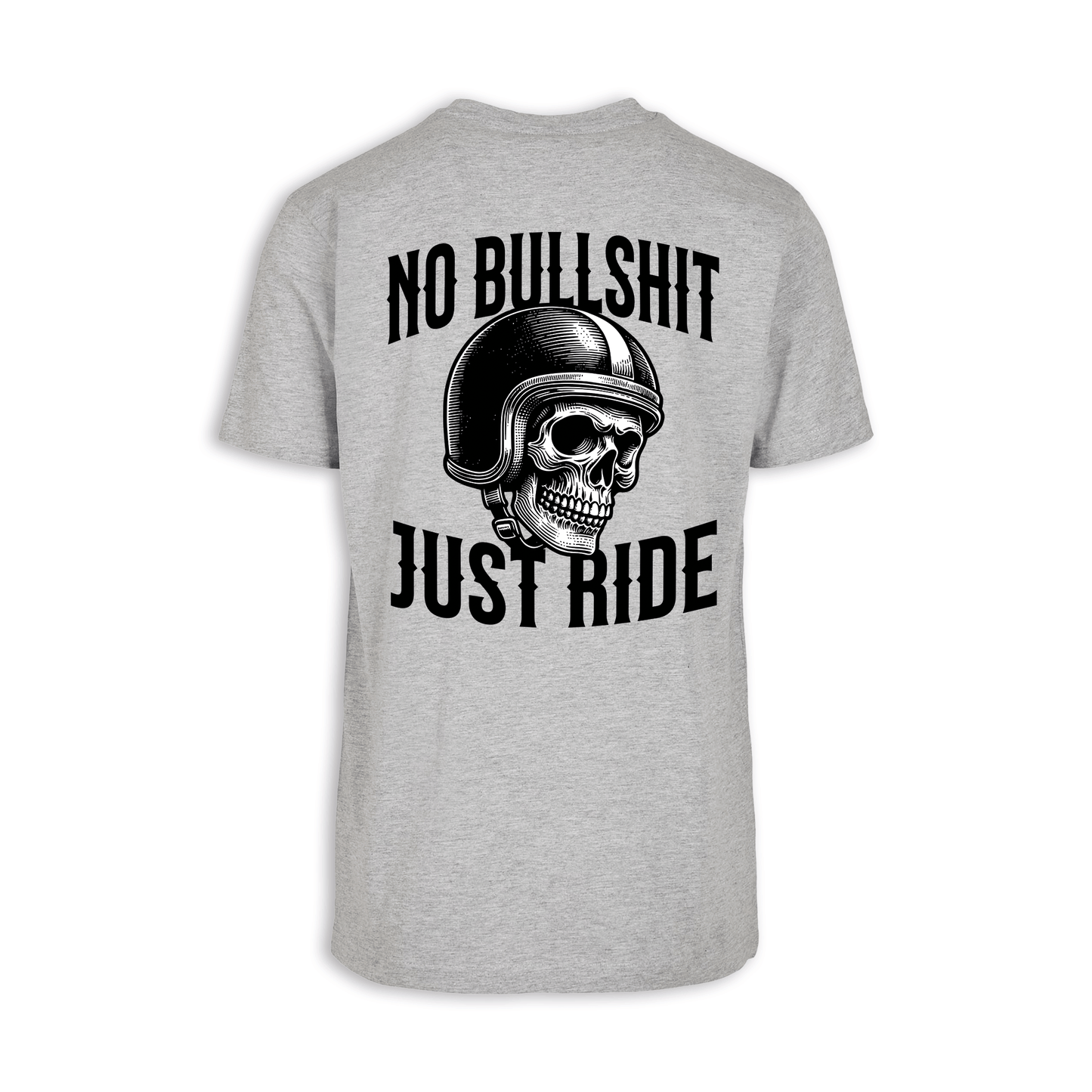 No Bullshit - Grau Männer Shirt