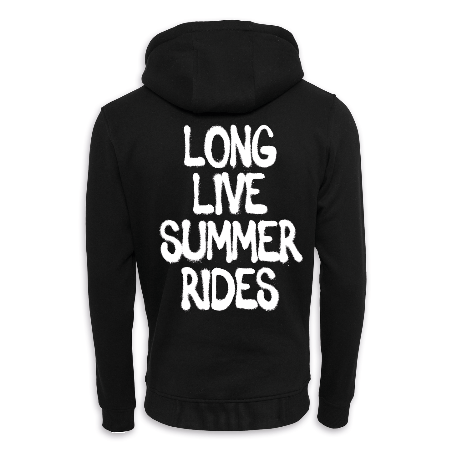 Long live summer rides - Schwarz/Weiß Regular Hoodie