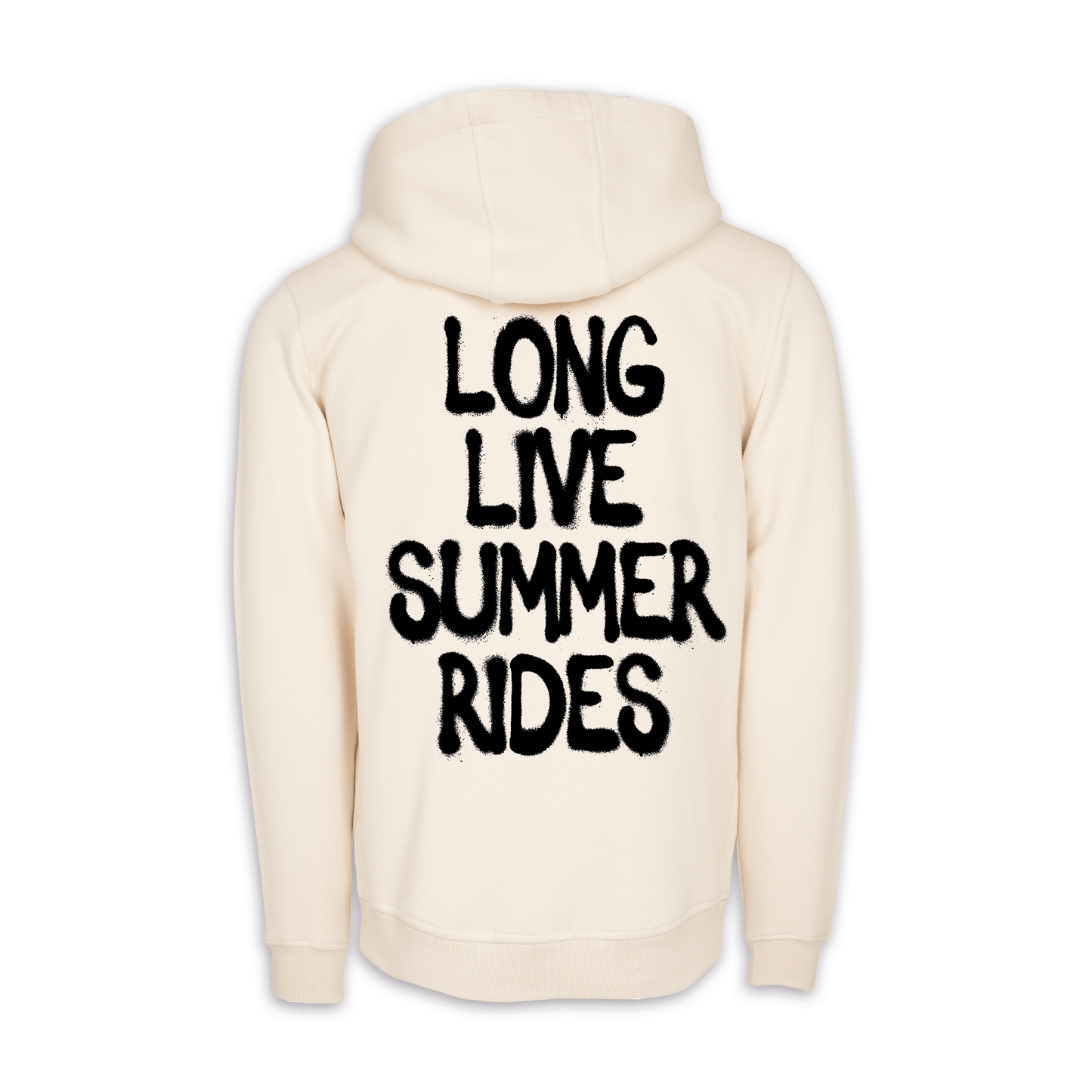 Long live summer rides - Sand/Schwarz Regular Hoodie