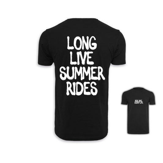 Long live summer rides - Schwarz Männer Shirt