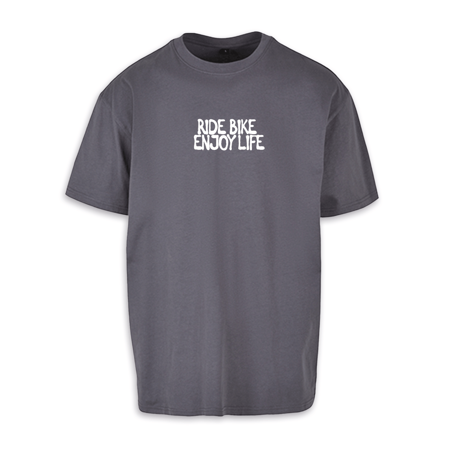 Long live summer rides - Dunkelgrau/weiß Oversize Shirt