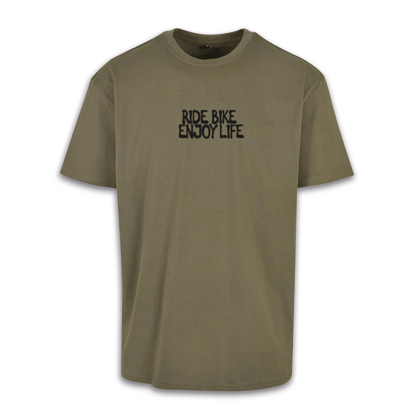 Long live summer rides - Olive/Schwarz Oversize Shirt