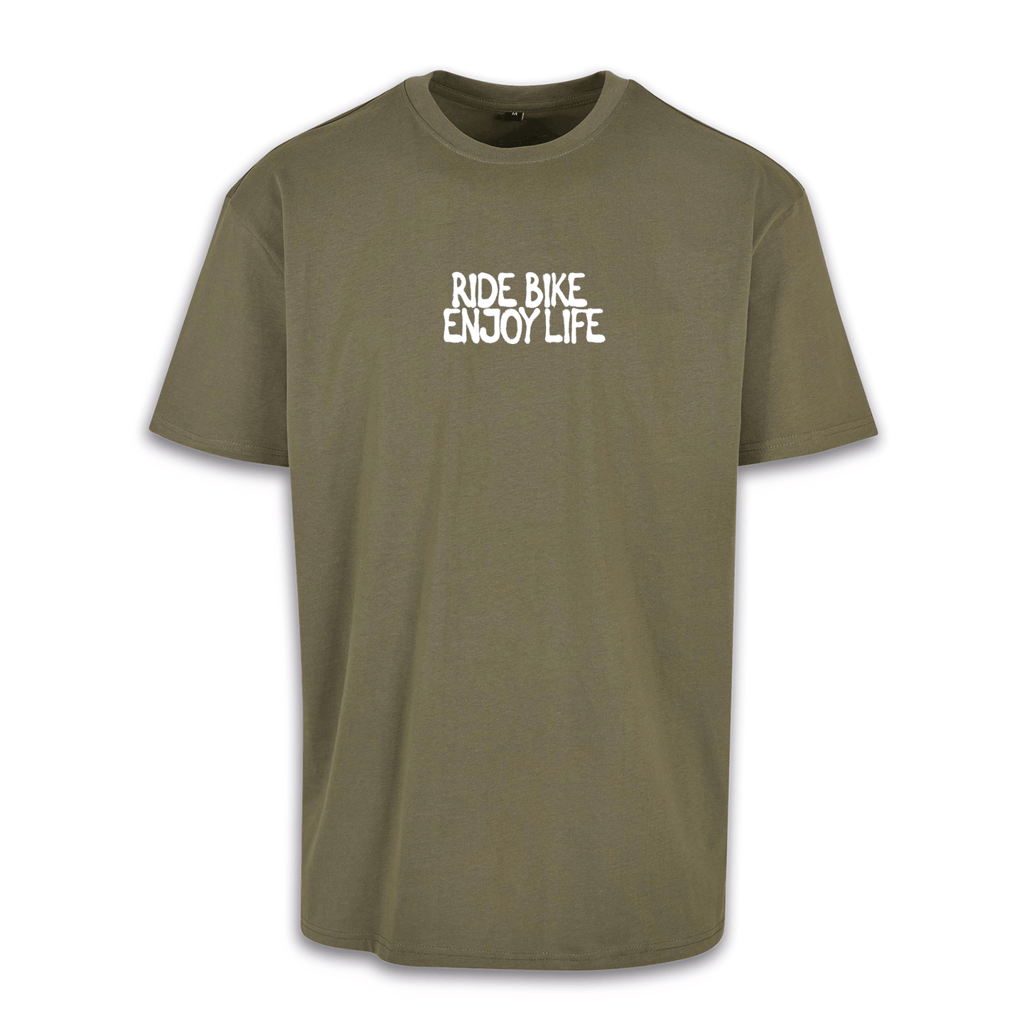 Long live summer rides - Olive/Weiß Oversize Shirt