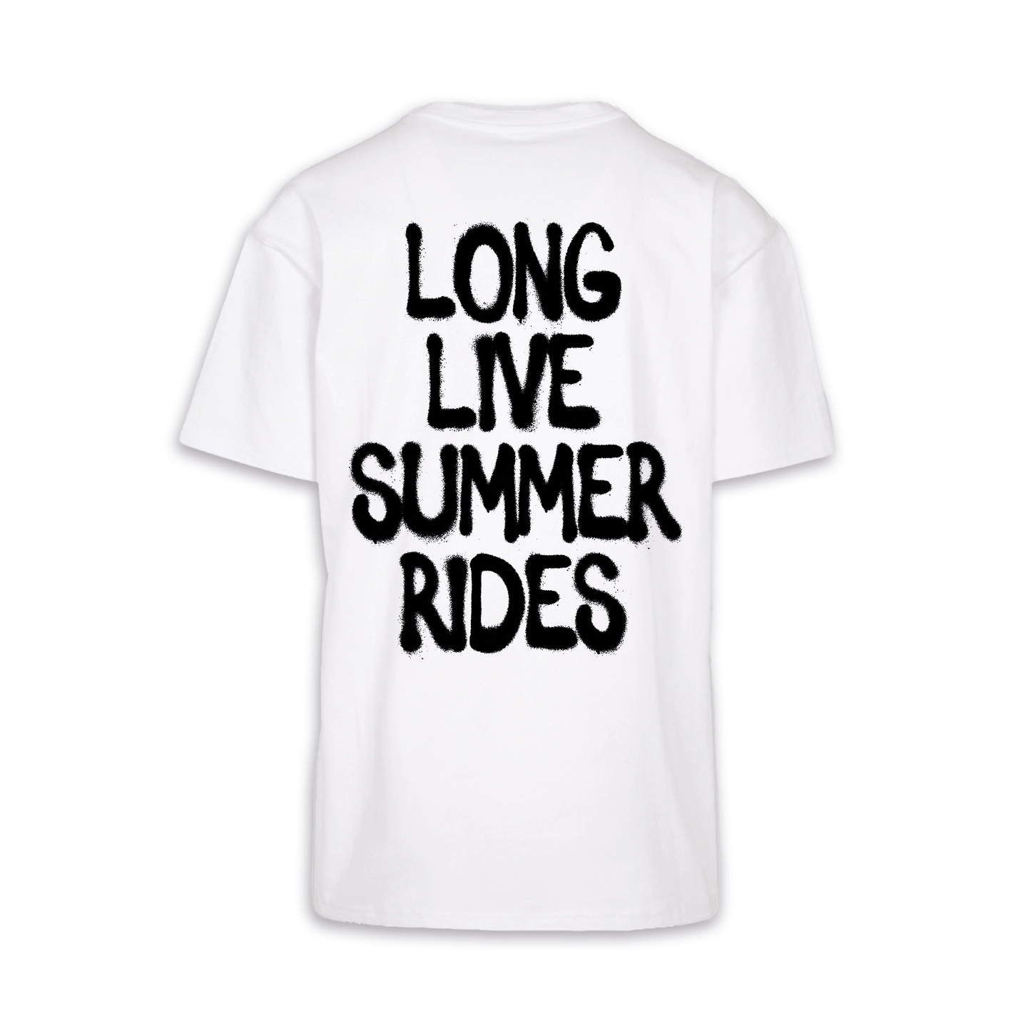 Long live summer rides - Weiß Oversize Shirt