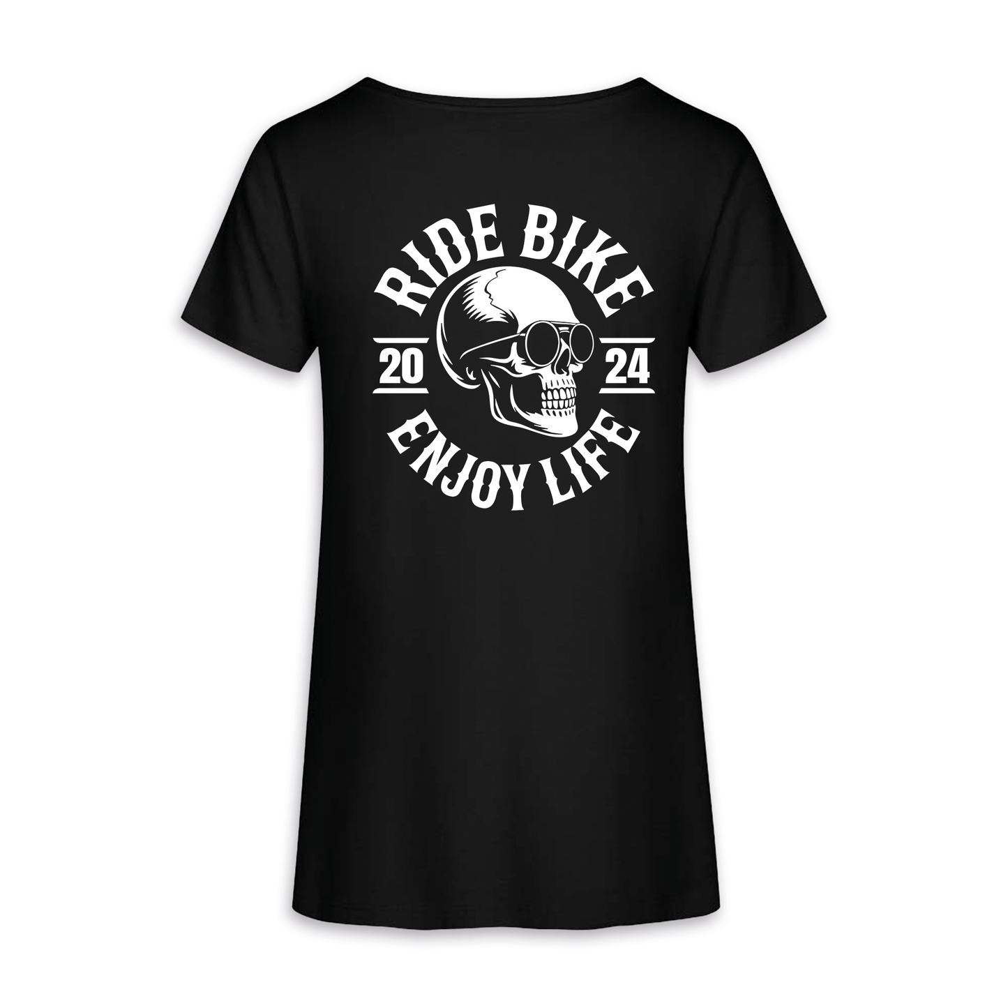 RIDE BIKE ENJOY LIFE - Schwarz Frauen Shirt