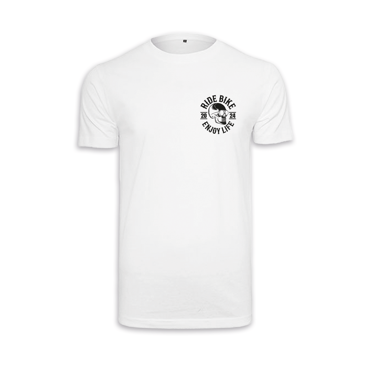 RIDE BIKE ENJOY LIFE - Weiß Männer Shirt