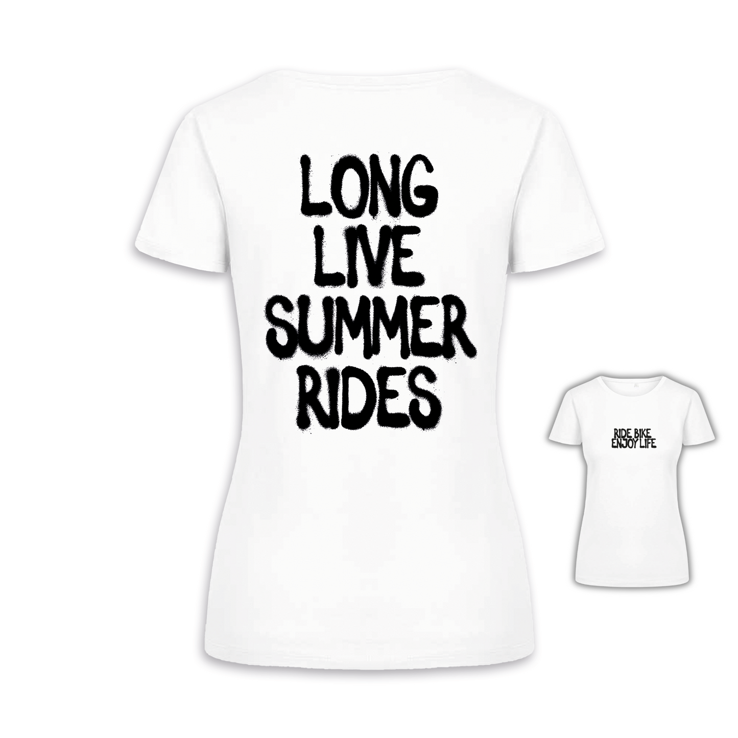 Long live summer rides - Weiß Frauen Shirt
