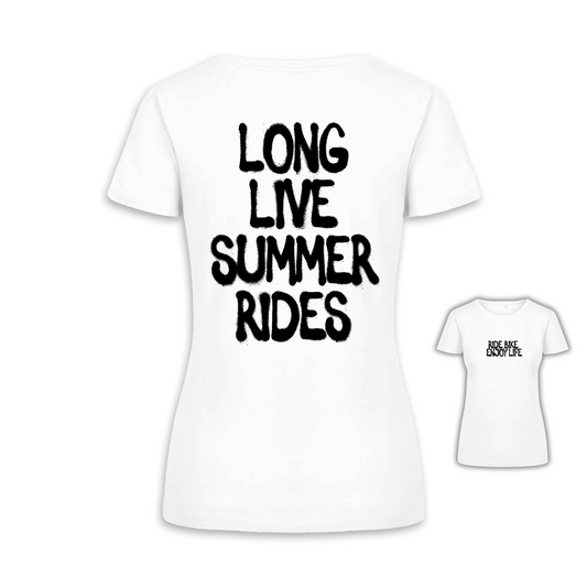 Long live summer rides - Weiß Frauen Shirt