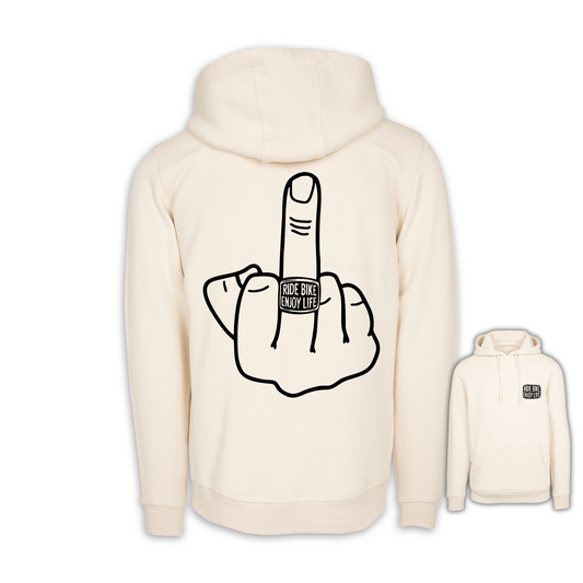 Mittelfinger - Sand Regular Hoodie