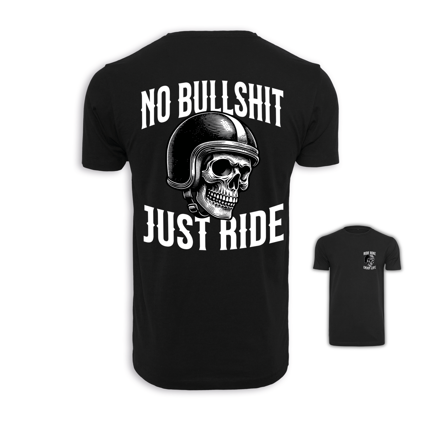 No Bullshit - Schwarz Männer Shirt