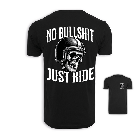 No Bullshit - Schwarz Männer Shirt