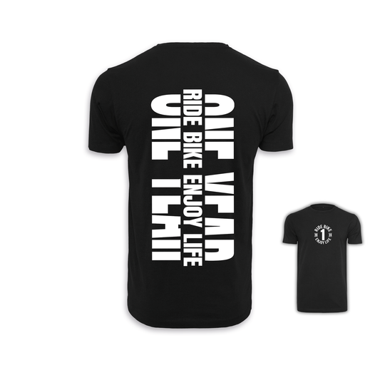 One Year - Schwarz Männer Shirt