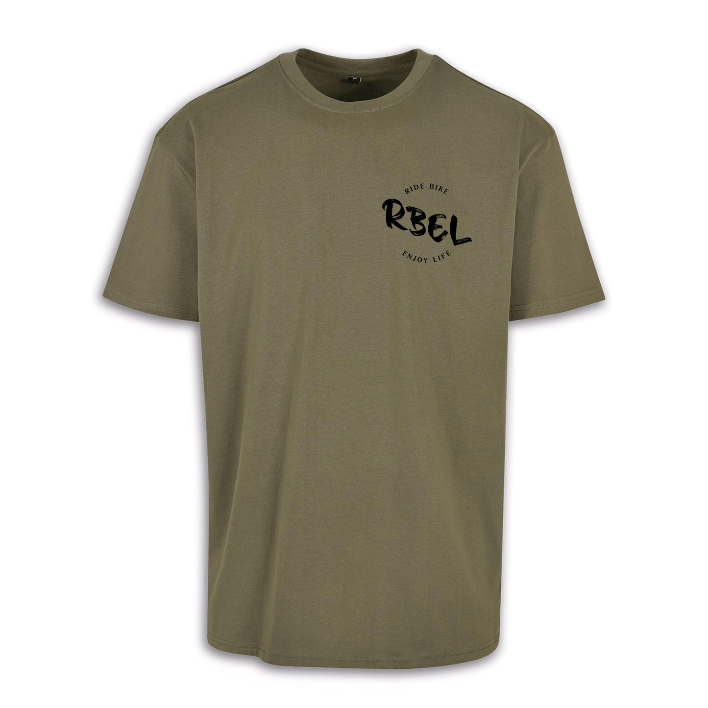 It‘s Fucking Time To Ride - Olive/Schwarz Oversize Shirt