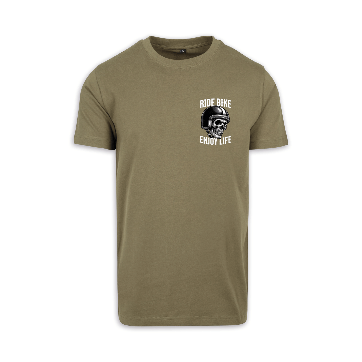No Bullshit - Olive/Weiß Männer Shirt