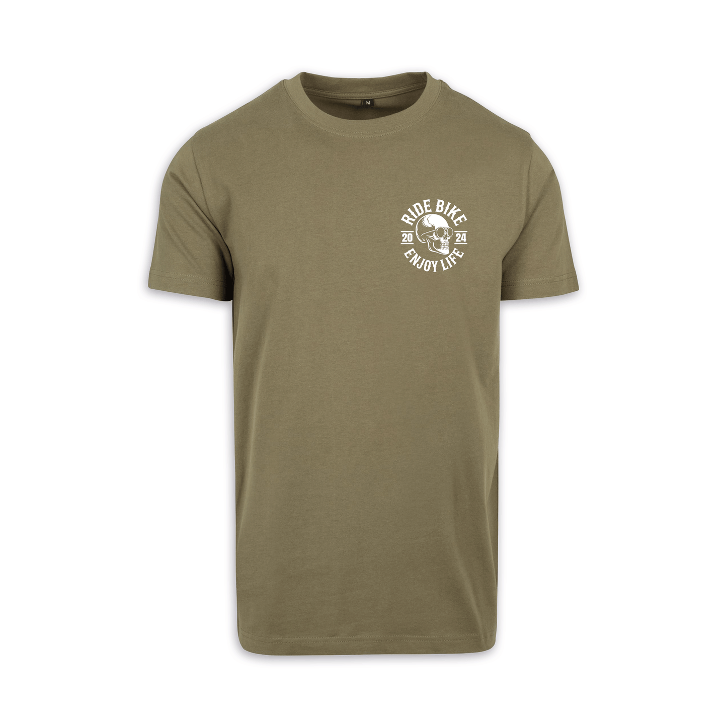 It‘s Fucking Time To Ride - Olive/Weiß Männer Shirt