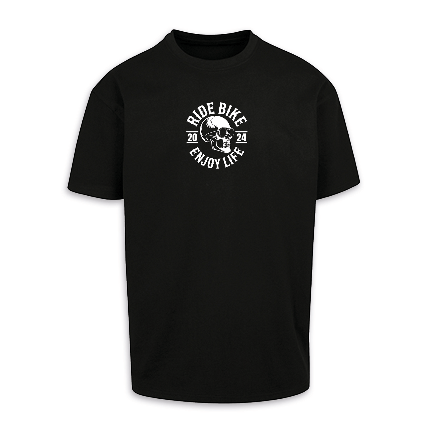 RIDE BIKE 4 EVER - Schwarz Oversize Shirt