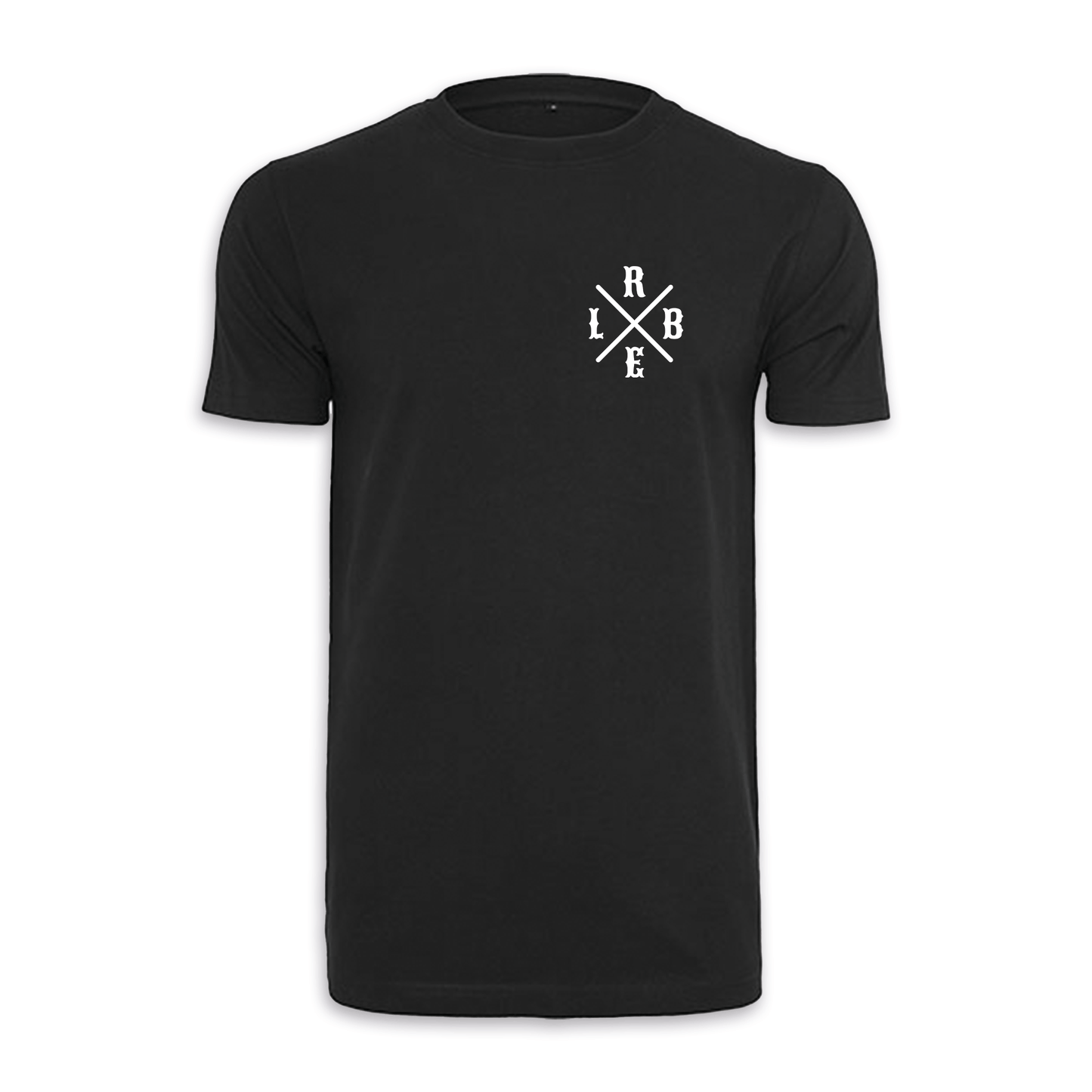 RIDE BIKE ENJOY LIFE Kreuz - Schwarz Männer Shirt