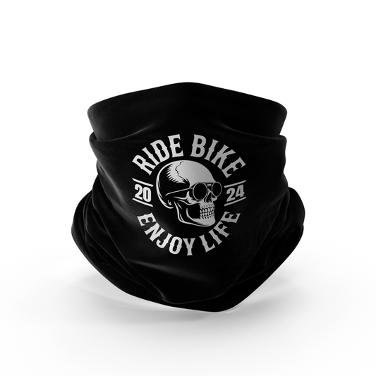 RIDE BIKE ENJOY LIFE Logo - Schlauchschal